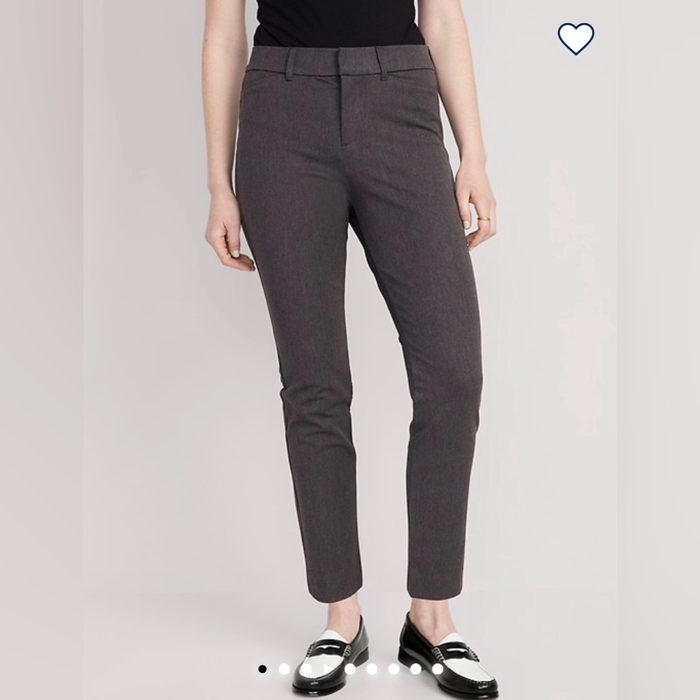 Old Navy Dark Heathered Gray Ankle Pants